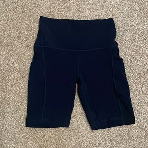 Lululemon align biker shorts w/ pockets